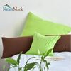 NatureMark Kissenbezüge 2er Pack Jersey Kissenbezug Kissenhülle, (2 Stück), Kissenhülle in vielen Größen und Farben (40 x 60 cm, Apfel grün) Bild 3