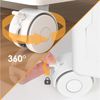 LETGOSPT Aufbewahrungsbox Schmaler Rollcontainer Kunststoff Schrank mit Türen faltbar Lagerschra (Einzelmodul – flexibel einsetzbar, ideal für kleine Räume, Einzelschrank ideal kombinierbar mit anderen Modulen), Zwei Öffnungsmöglichkeiten: oben und vor... Bild 3