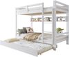 Hochbett 140×200 cm aus MDF und Metall mit Schreibtisch und Kleiderschrank, schwarz Bild 5