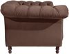 Chesterfield Sessel Kaylin Samtvelours braun Bild 3