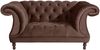 Chesterfield Sessel Kaylin Samtvelours braun Bild 2