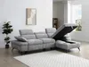 Vente-unique - SURDELI Sofa Stoff Grau - B 176 cm x H 80 cm x L 284 cm Bild 3