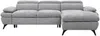 Vente-unique - SURDELI Sofa Stoff Grau - B 176 cm x H 80 cm x L 284 cm Bild 5