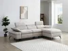 Vente-unique - SURDELI Sofa Stoff Grau - B 176 cm x H 80 cm x L 284 cm Bild 2