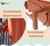 GarPet Balkonkasten 4er Set Blumenkasten Balkon Geländer Kasten Halterung Wasserspeicher Bild 4