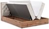 Boxspringbett Schlafzimmerbett MAXIMO 120x200cm in Stoff Torre Creme Bild 2