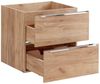 Waschtischunterschrank 80cm mit Keramik-Aufsatzbecken TOSKANA-56 in Wotaneiche B/H/T ca. 81/74,5/46 cm Bild 3