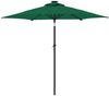vidaXL Sonnenschirm mit Stahlmast Grün 225x225x212 cm 4005059 Bild 5