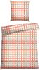Schiesser Bettwäscheset Luiza - Renforcé - 2-teilig - 155 x 220 cm - Apricot Bild 4