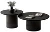 Lookway Couchtisch OVI-Tischset mit geriffelter Basis (2er Set), Durchmesser: ⌀80 cm und ⌀60 cm Bild 2