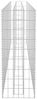 vidaXL Gabionen-Hochbeet Verzinkter Stahl 270 x 30 x 90 cm 145639 Bild 5