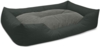 BedDog 'MIMI' Hundebett waschbar, Cordura / Microfaser-Velours grau / anthrazit, (XXXL) ca. 150 x 110 x 28 cm