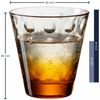 Leonardo Trinkglas Optic, Becher, Wasserglas, Kalk-Natron Glas, orange, 215 ml, 025919 Bild 2