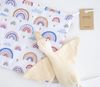 Loolay Bettnestchen REGENBOGEN Baumwolle Atmungsaktives Babybett Bunt BETTUMRANDUNG, (Bett 140x70 cm - 420, 210 cm, 120x60 cm - 360, 180 cm, Babyaussttatung Umrandung Kopfschutz Kantenschutz Bettschlange), Super PREMIUM Baby GESCHENK! 100% Natural Baumwo... Bild 4