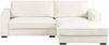 Ecksofa RENDERS Bouclé Cremeweiß linksseitig Bild 4