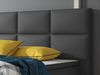 Boxspringbett Miami 180x200 cm Kunstleder Anthrazit Bild 3
