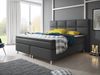 Boxspringbett Miami 180x200 cm Kunstleder Anthrazit Bild 2
