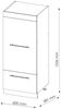 Mikrowellenschrank Fame-Line Goldkraft Eiche 60 cm Vicco Bild 3
