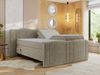 Elektrisch Boxspringbett Multipocket-Matratzen, elektrisch verstellbar, Polsterbett mit Bettkästen - FORTINA - 160 x 200 cm - Dunkelbeige Struktur - H3 Bild 4