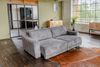KAWOLA Big Sofa KIANA 3-Sitzer Funktionssofa Kopfstütze verstellbar Cord anthrazit 80 x 110 x 227 cm Bild 2