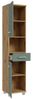 Hochschrank Venus / Veris, Holzwerkstoff, Grün, Holzfarben, 40 x 187 x 35 cm Bild 4
