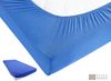 Carpe Sonno Spannbettlaken Jersey 90x200 100x200 120x200 140x200 160x200 180x200 200x200 70x140, Jersey, Gummizug: rundum, (1 Stück), Baumwoll Babybett Spannbettlaken 70x140 Baby Laken Royal Blau Bild 3