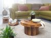 Wohnling Couchtisch 60 x 30 x 60 cm Sheesham Massivholz Sofatisch Bild 5