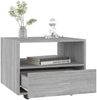 vidaXL Couchtisch Grau Sonoma 55x55x40 cm Holzwerkstoff 816938 Bild 4