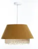 BPS Koncept 0SE0-006 Hängeleuchte SENSEI Texil aus Velourss auf PVC-Kunststoff gelb, beige 1xE27 60W H:105cm Ø40cm dimmbar Bild 5
