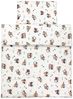TupTam Kinderbettdecke-Set, Ganzjahresdecke, 2tlg., 1x Bettdecke, 1x Flachkissen, Bagger Beige, 135x100 cm Bild 4