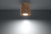 Deckenleuchte, Holz, Rund, H 10 cm Bild 4