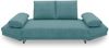 DOMO. collection Sofa 700 001, 2-Sitzer mit Federkernpolsterung und Schlaffunktion, verstellbare Armlehnen, 2er Couch, Polstergarnitur, 210 x 97 x 94 cm (BxTxH), türkis Bild 2