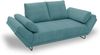 DOMO. collection Sofa 700 001, 2-Sitzer mit Federkernpolsterung und Schlaffunktion, verstellbare Armlehnen, 2er Couch, Polstergarnitur, 210 x 97 x 94 cm (BxTxH), türkis Bild 5