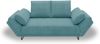 DOMO. collection Sofa 700 001, 2-Sitzer mit Federkernpolsterung und Schlaffunktion, verstellbare Armlehnen, 2er Couch, Polstergarnitur, 210 x 97 x 94 cm (BxTxH), türkis Bild 4