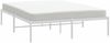 vidaXL Bettgestell Metall Weiß 140x200 cm 350914 Bild 4