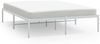 vidaXL Bettgestell Metall Weiß 140x200 cm 350914 Bild 2