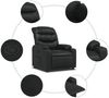 vidaXL Relaxsessel Schwarz Kunstleder 374133 Bild 5