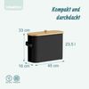 Relaxdays Toilettenpapier Aufbewahrung 12 Rollen Bild 4