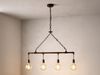 Luce Design Amarcord S4 Pendelleuchte 4-flammig ECO Light rostfarbig Bild 3