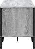 vidaXL TV-Schrank Grau Sonoma 122x34x41 cm Holzwerkstoff 848572 Bild 5