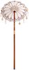 Balinesischer Sonnenschirm, Gartenschirm Creme 125 x 125 x 260 cm Bild 5