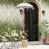 Balinesischer Sonnenschirm, Gartenschirm Creme 125 x 125 x 260 cm Bild 3