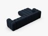 Micadoni Modulares Ecksofa Lupine 4-Sitzer Links Boucle Baloo Dunkelblau Bild 4