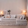 Bronx71 Ecksofa Kyle chenille sand grey rechts Bild 2