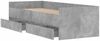 vidaXL Bettgestell mit Schubladen Betongrau 90x200 cm 3207346 Bild 5