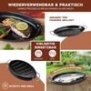 Fisch-Grillpfanne oval, Grillplatte antihaftbeschichtet, 39,5 x 20,5 cm Bild 3