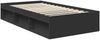 vidaXL Bettrahmen Schwarz 100 x 200 cm Massives Kiefernholz 3413345 Bild 5