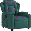 vidaXL Massagesessel Dunkelgrün Stoff 372421 Bild 2