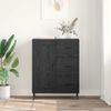 vidaXL Sideboard mit Schubladen Schwarz Eichen-Optik 69,5 x 34 x 90 cm 881638 Bild 4