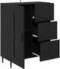 vidaXL Sideboard mit Schubladen Schwarz Eichen-Optik 69,5 x 34 x 90 cm 881638 Bild 5